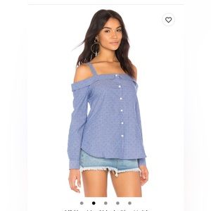 Bcbg off the shoulder top